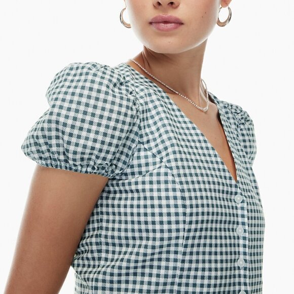 Aritzia Sunday Best Babbs Blouse Button-up Blouse‎ Large NWT - Picture 2 of 8